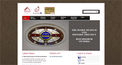 Desktop Screenshot of burkemuseum.com.au